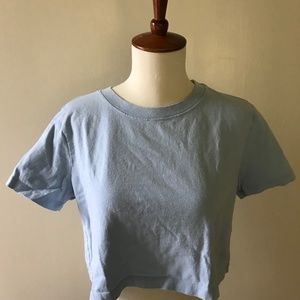 Baby Blue crop top